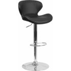 Flash Furniture Contemporary bar high chair Adjustable Height Barstool with Chrome Base, Multiple Colors