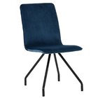 Dining Chairs Velvet Cusion Wood Transfer Metal Legs Dining Room Chairs