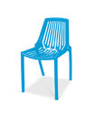 KLD all pp armless leisure dining king chair plastic chair stackable
