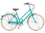 Carbon steel colorful 26 inch OL elegant city bicicle for lady  single speed