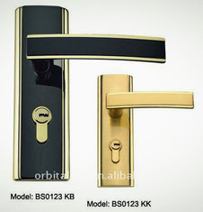 China Classical style waterproof hotel bathroom lock, Europe profile round knob lock supplier