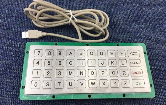 China USB/PS/2 metal customized keyboard for road parking supplier