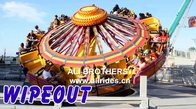 Wipeout Carnival Ride Automatic Up Down Turn Around!! Theme Park Hully Gully Rides For Sale