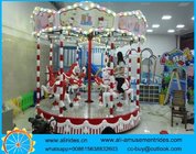 amusement park games Indoor Kiddie Carousel for Sale