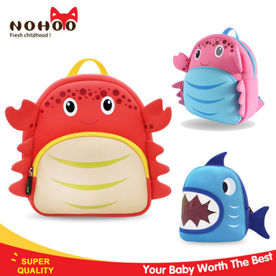China Breathable Preschool Toddler Backpacks For Preschool Girl Crab Style supplier