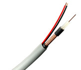 China Bonded AL Foil RG59 Coaxial Cable + 2 Core BC Power CCTV BLACK Cable for VDT Display company