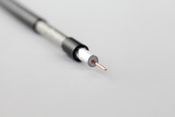China Jelly PE RG59 CATV Coaxial Cable for Direct Burial RF signal transmission Black company