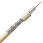China White Network Flexible CFTV Digital RG59 Coaxial Cable For Security Camera manufacturer