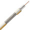 China White Network Flexible CFTV Digital RG59 Coaxial Cable For Security Camera exporter