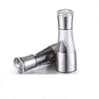 Stainless steel 2-in-1 salt and pepper mill