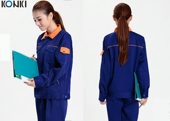 China Cool Mechanic Uniform Shirts With Long Jacket And Dark Blue Pants supplier