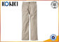 Cotton Material Boys Grey School Trousers Customised Uniforms supplier
