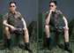 Custom short Sleeves Military Dress Uniforms Army Camouflage Clothing supplier