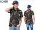 Professional Short Sleeve Camouflage T Shirt Printing For Man supplier
