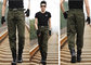 Comfortable Long Style Military Army Green Skinny Cargo Pants For Man supplier