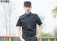 Cool Security Guard Uniform , Black Short Sleeve Security Uniform Shirts supplier