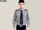 Cotton Grey Security Guard Uniform With Long Sleeve Work Shirts supplier