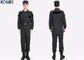 Black Private Security Uniforms , Long Sleeve Jacket Shirt And Pant supplier