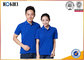 Cotton / Polyester Golf Polo Shirt Knitted Mens Custom Printed Polo Shirts supplier