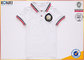 Custom school uniform polo t shirts with stripe collar and cuff  for boys and girls supplier