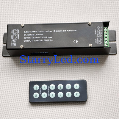 KooSion Remote LED Module DMX Controller 12-24VDC 3 channels