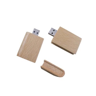 Book Shape USB Wooden Thumb Drive, Wood USB Storage Device 4GB 8GB 16GB Pendrive