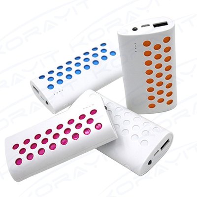 4400mAh Honeycomb Portable Power Bank for Mobile Phones, OEM External Battery Charger
