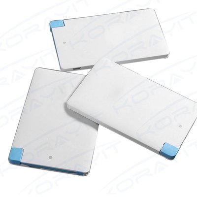 2500mAh Credit Card Portable Power Bank, Full Color Print Logo Slim Card Power Bank
