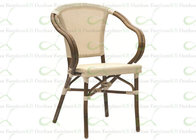Outdoor Dining Chairs Restaurant Wicker Chair Garden Aluminum Furniture Hot Sale