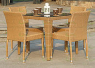 Square Patio Dining Sets Garden Outdoor Rattan & Wicker Furniture Color Optional