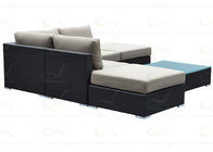 Outdoor Sofa Furniture L-Shape Sectional Sofa Bed Rattan Modular Sofa Wicker Couch