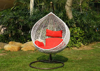 Outdoor Hanging Chairs Wicker Pod Hanging Chair from Ceiling or with Stand