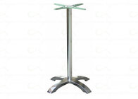 X-style Bar Table Bases Outdoor Commercial Aluminum Table Base Bar Height