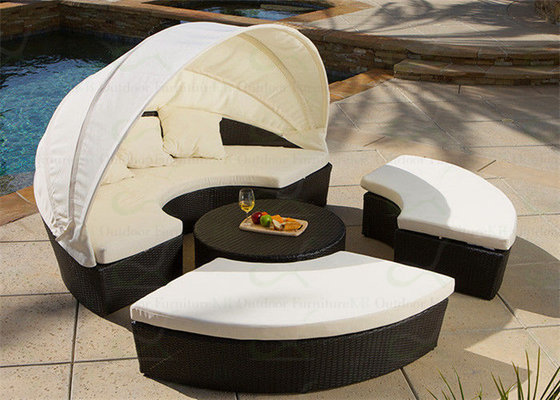 Outdoor Daybeds Sectional Sofa Bed Modular Sun Lying bed, Beach Daybed
