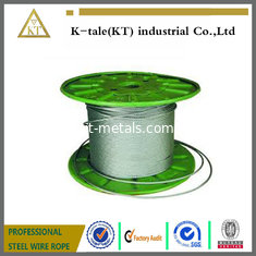 China 7x19-10mm soft ZINC steel wire rope manufacturer with certificate/ 7x19 wire rope with metal hardware supplier