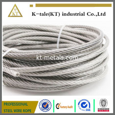 China 304 stainless steel wire rope plastic packets encapsulated 6mm thick coated plastic laund supplier
