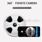 360 degree panoramic fisheye wireless smoke detector hidden camera 360 degree spy-camera
