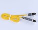 1M Flat Noodle Micro USB cable 2 in 1 Data Sync Charger Charging USB Cable  iphone supplier