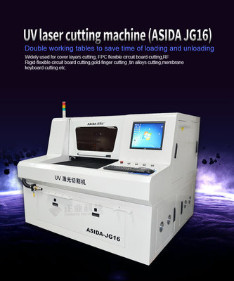 China Automatic Ceramic UV Laser Cutting Machinery / Laser Die Cut Machine supplier