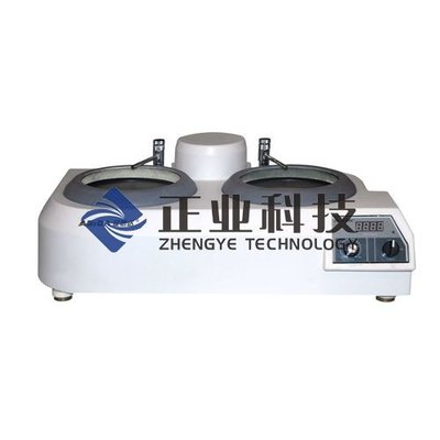 China Rotational Speed Metallographic Equipment Double Plates Muller Laboratory Testing supplier