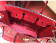 women high quality 35cm red famous brand handbags TOGO leather bags hanbags fashion bags L-RB2-5