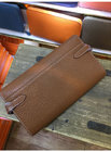 OEM high quality brown women soft calfskin wallets brand name wallets designer wallets card wallets LR-W02-23