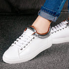 Brand design Casual Sneakers white lady Genuine cow leather Lace Up lovers shoes soft-soled comfortable sneakers HC-105