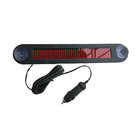 12V LED Message Digital Moving Scrolling Car Sign Light Red color 30*5*1cm Remote control