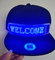 send message by phone bluetooth LED message cap rechargeable Fashion LED rolling message hat support gif dispaly led cap supplier