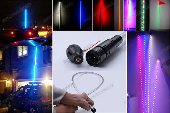 China Color Changing / Dancing ATV LED Light Whips / Flag Pole Lights 5050 SMD supplier