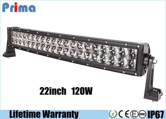 China 22 Inch 120W LED Car Light Bar Unique Reflector Cup 4D Curved  Fisheye Style supplier