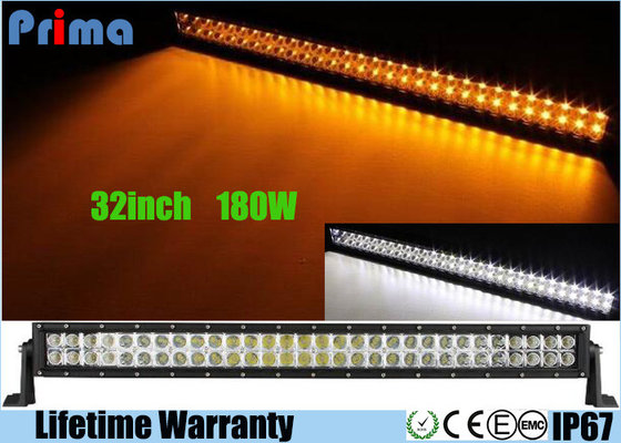 China 32 inch Led Truck Light Bar Wireless Remote Control 180W Super Cool Yellow White supplier