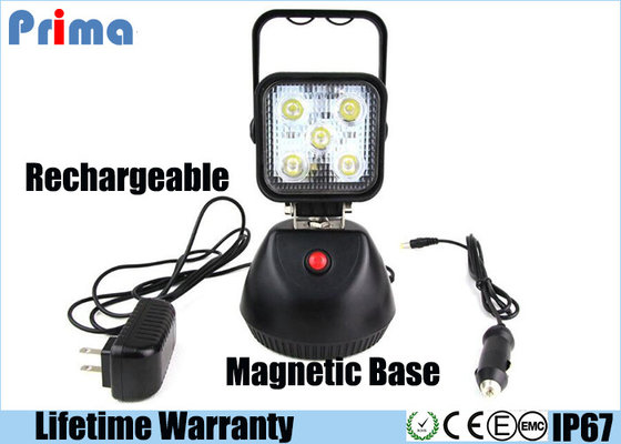 China Rechargeable LED Work Lights With Magnetic Base Dimmable Style 15W Power supplier