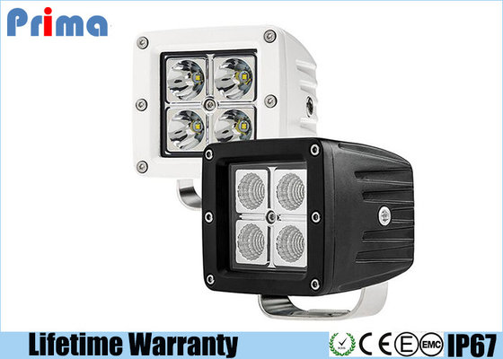 China 3 Inch 16W Square LED Work Lights Stainless Steel IP67 Waterproof Rate supplier